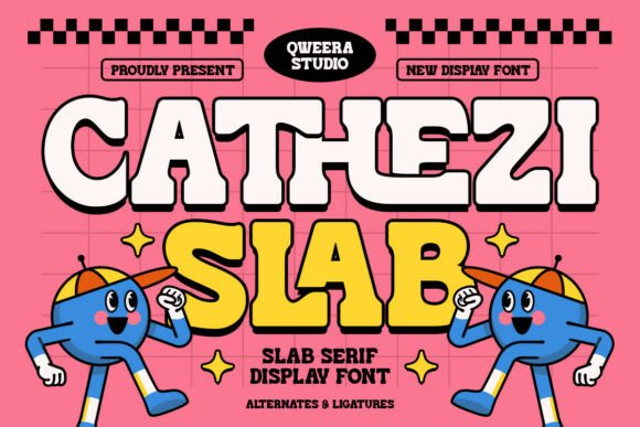 Cathezi Slab: Bold Retro Style for Every Designer