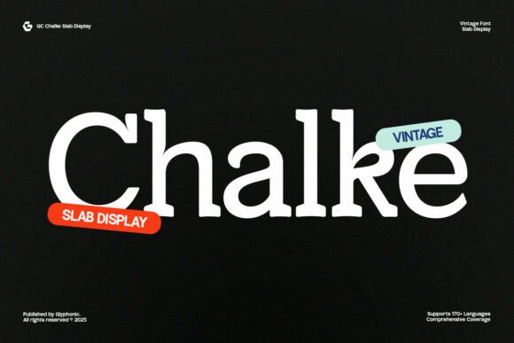 GC Chalke: A Bold, Playful Typeface with Timeless Charm