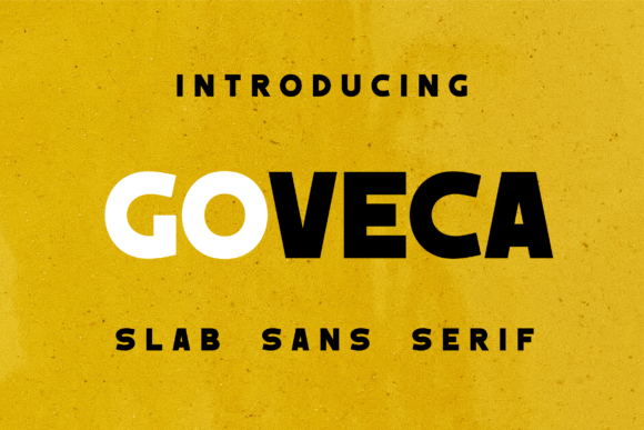 Goveca: A Modern Slab Serif Font for Impactful Typography
