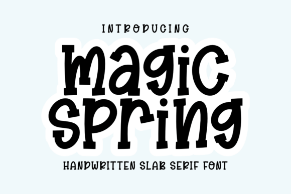 Magic Spring: A Playful Font for Creative Projects