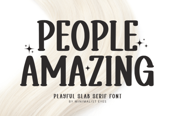 People Amazing: A Bold and Playful Font for Eye-Catching Designs
