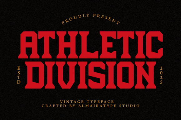 Reviving Vintage Charm with Athletic Division Typeface