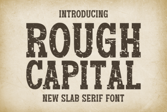 Rough Capital: A Bold, Retro-Inspired Font for Modern Creativity