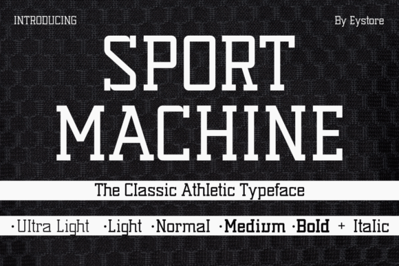 Sport Machine: A Bold, Timeless Typeface for Athletic Design