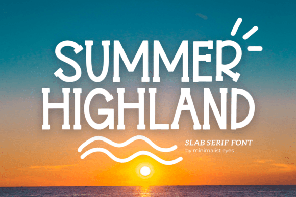Summer Highland: A Playful Slab Serif for Bold Design