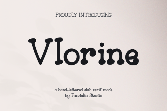 Vlorine: A Bold Slab Serif Font with Hand-Lettered Charm for Nostalgic and Vintage Design